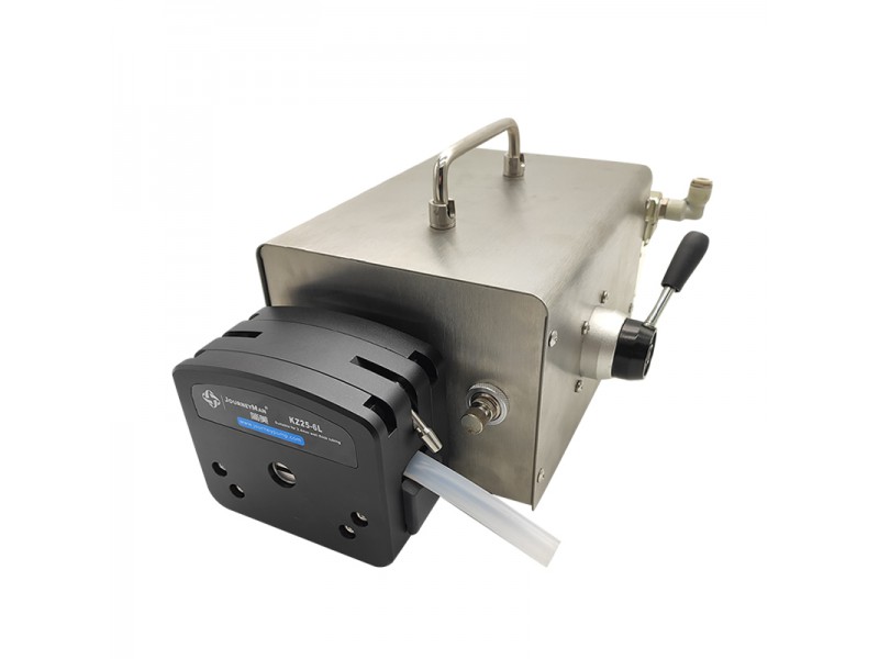 Pneumatic peristaltic pump
